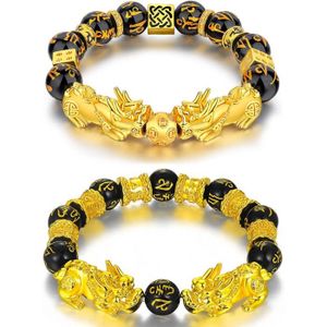 BRACELET - GOURMETTE Bracelet De Perles Feng Shui Pixiu - Chinois - Amu