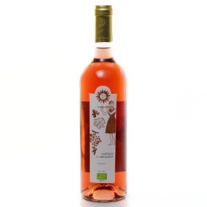 VIN ROSE Château Miaudoux AOC Bergerac Rose 2018 BIO 75cl