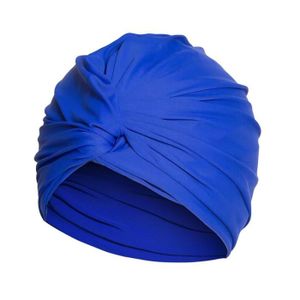 BONNET PISCINE- CAGOULE couleur Saphir Bonnet de bain ajustable pour femme