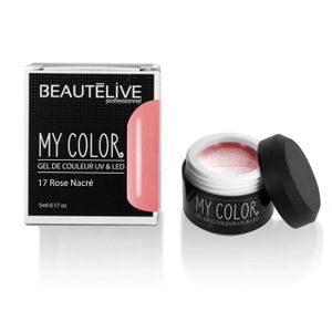 Beautélive Gel De Couleur Ongles Uv Et Led 17 Rose Nacré