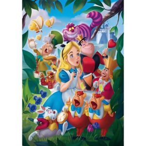 PUZZLE Puzzle 1000 pièces - CLEMENTONI - Alice au pays des merveilles - Dessins animés et BD - Coloris Unique