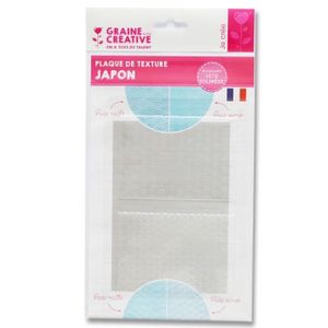 PATE POLYMÈRE DTM - Plaque de texture pour pâte FIMO - Japon
