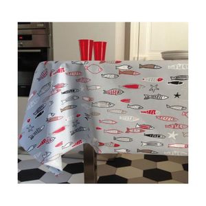 Cuisine Maison Art2latable Nappe En Tissu Enduit 140 Ciboure