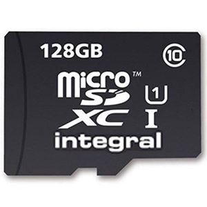 CARTE MÉMOIRE INTEGRAL MicroSDXC 128 Go Carte Mémoire CL10 UHS 1