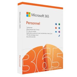 BUREAUTIQUE Microsoft 365 Personnel (Zone Euro - Français) - L