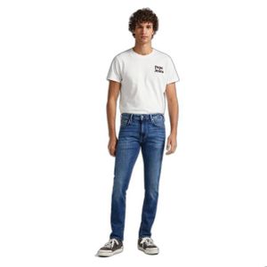 Pepe Jeans Jeans Homme Slim Fit Denim Sergé Délavé Moyen