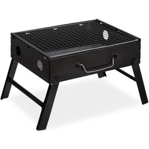 BARBECUE Barbecue de camping pliable - RELAXDAYS - Pour 4 p
