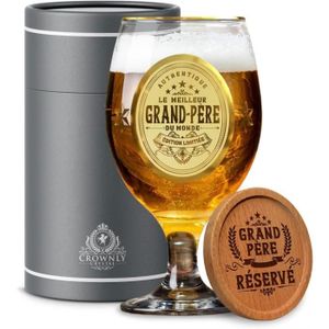 Verre à bière - Cidre ® Cadeau Grand Pere Cadeau Homme Original Cadeau P