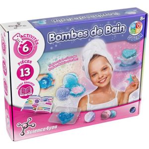 Canal Toys- So Kit créatif 3 Bombes de Bain Cristal DIY, BBD 022