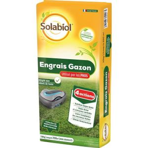 ENGRAIS SOLABIOL - Engrais Gazon Professionnel 10 Kg