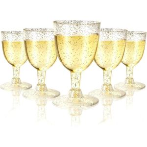 Coupe à Champagne 50 Pièces Flute Champagne Plastique, 150ml Verres 