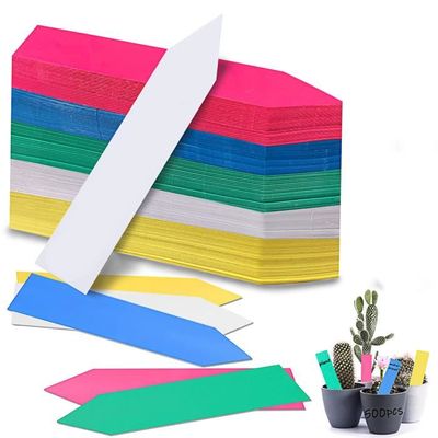 400 étiquettes Plantes PVC - Blanches - Pour Jardin Et Balcon - Insertion Et Suspension