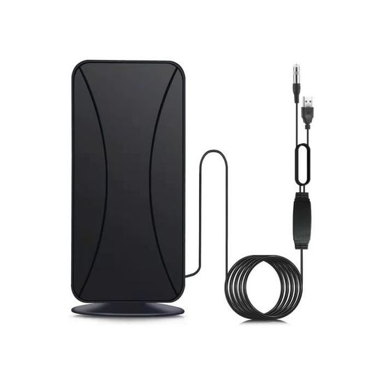 Antenne Tv Intérieure Et Extérieure Amplifiée Numériquement - Portée De