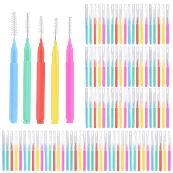 100 Pièces Fil Dentaire Cure-dents - Soins Nettoyage Dentaire - Neuf