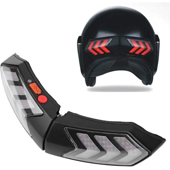 Lumière LED Tactique Pour Casque – Clignotante, Fixation Magique, étanche IP67, Bleue, Idéale Pour Outdoor