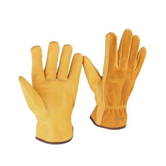 LEBON ANTDI/15 Gant Cuir Traité Anti-chaleur Et Ignifugé,multifonction