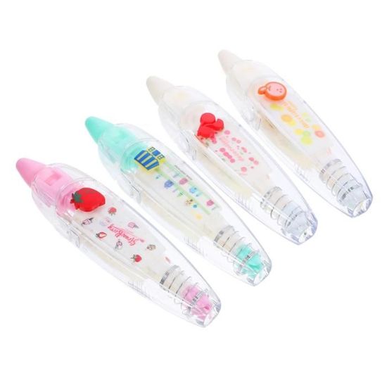 EooUooIP Ruban Correcteur 3 Pièces - Blanc, Applicateur Facile, Grande Capacité Pour Corrections Instantanées