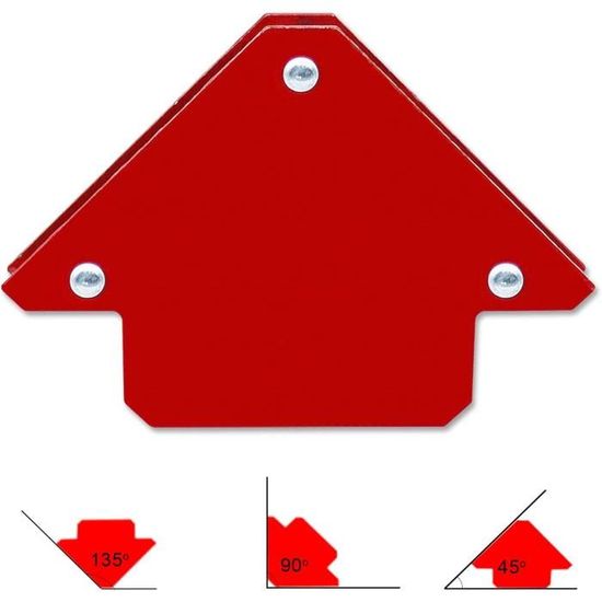 6 Aimants Soudeur 11.3kg - Positionneurs Multi-angles Pour Soudure