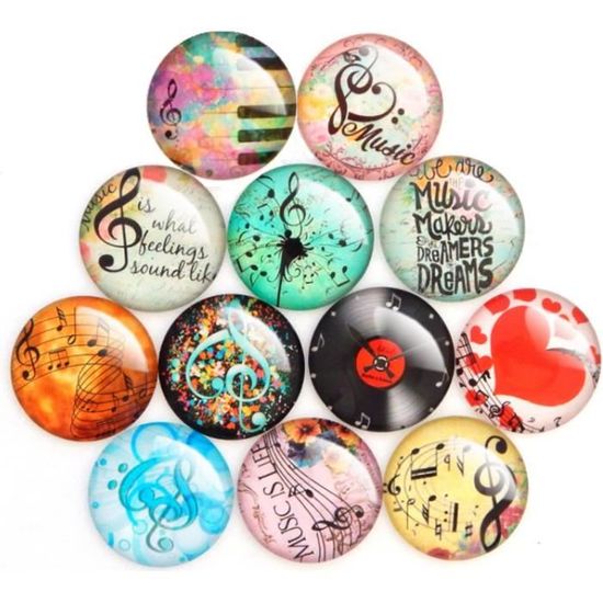 Magnet Décoratif Frigo 30 Aimants Frigo Fleurs Colorées | 3 Tailles Résine | Décor Cuisine Bureau | Cadeau Décoratif Décor Frigo