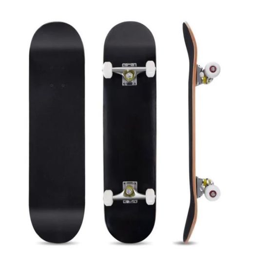 Planche à Roulettes Old School Rétro - 8 Couches érable - 9.5x29.5 Pouces - Neuf