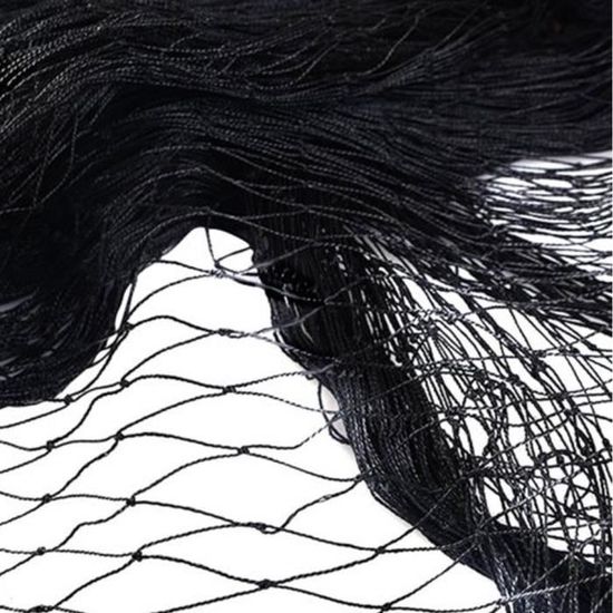 Filet Anti-Oiseaux Noir 4m X 10m - Maille 1.5cm, Protection Jardins, Arbres Fruitiers Et Légumes