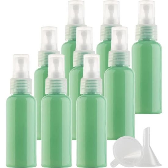 12 Pots Cosmétiques Vides 80 Ml Transparents Avec Couvercle Argent + 6 Spatules - Pour Crèmes, Baumes
