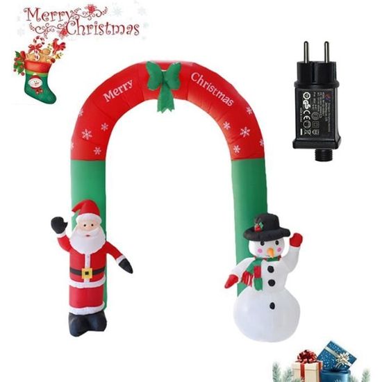 Bonhomme De Neige Gonflable LED 5 Pieds Pour Extérieur - Décor De Noël Rotatif