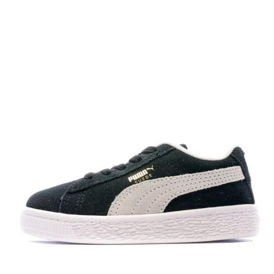 Baskets Noir Enfant Puma Suede Classic Xxi Ac Blanc Cdiscount