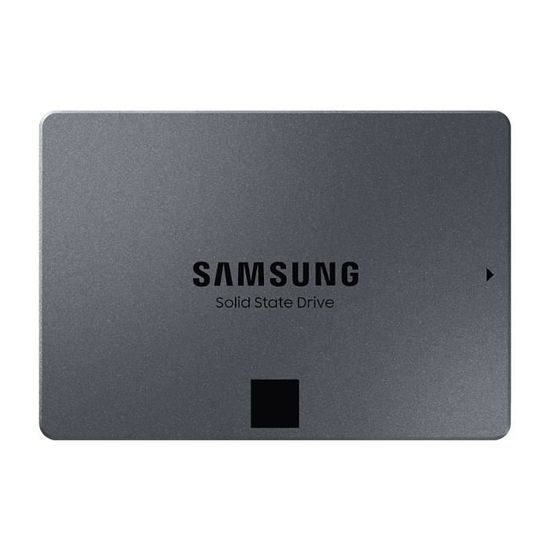 SAMSUNG - Disque SSD Interne - 860 QVO - 4To - 2,5" (MZ-76Q4T0BW)