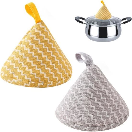 Maniques Résistantes Chaleur BESTonZON 2ensembles Lot De De Cuisine Résistants Chaleur Maniques Longues Silicone