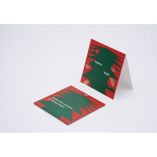 Carte de voeux pour Noel Cdiscount BeauxArts et Loisirs créatifs