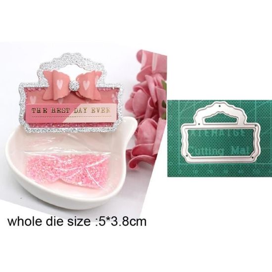 Matrices De Découpe Métal Cadre Bulles De Mer - 2 Tailles 4.02x4.02 Et 5.59x4.02 Pouces - Pour Scrapbooking, Cartes, Albums DIY