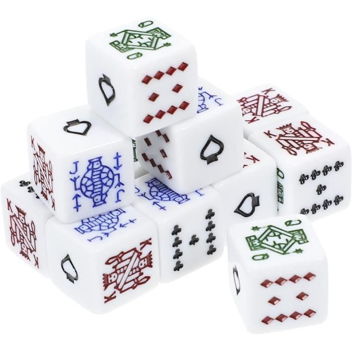 Fasizi - Dés Compteurs +1/+1 Et -1/-1 Pour MTG Magic - Lot De 24 Dés Acrylique - Sac Inclus