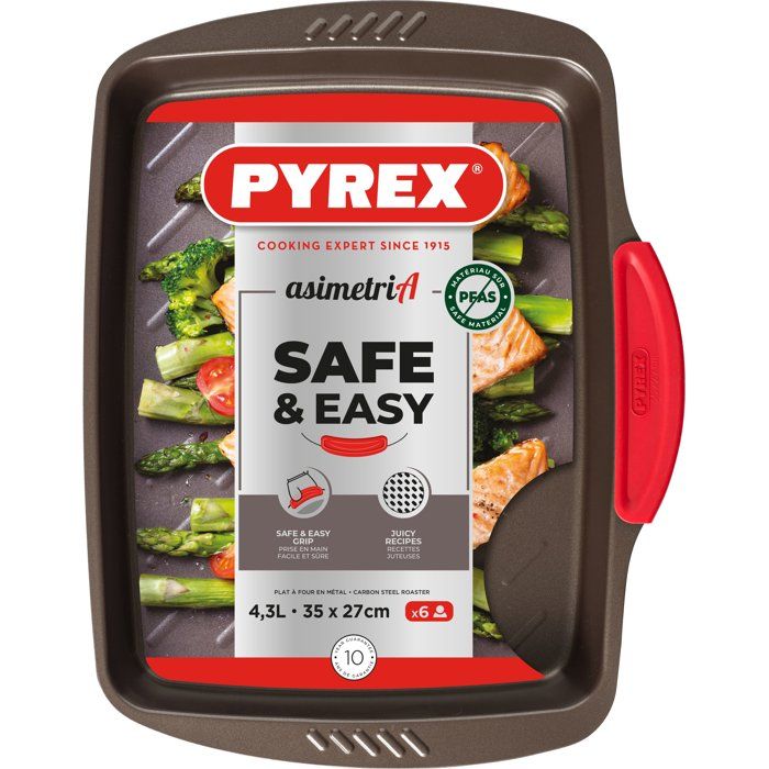 Plat à Four Pyrex Magic Rectangulaire 26x19cm - Antiadhésif - Résistant Au Four