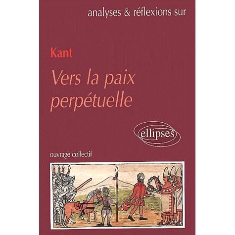 Vers la paix perpétuelle, Kant