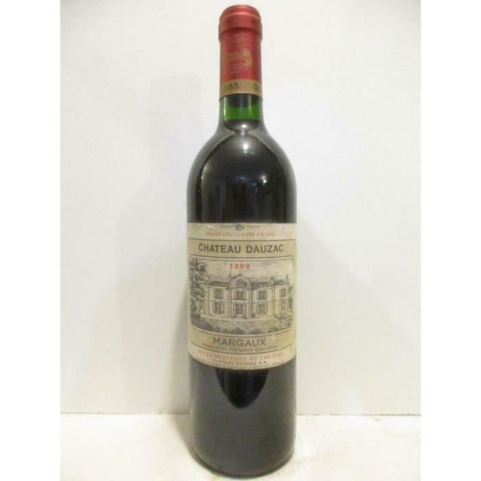 margaux château dauzac grand cru classé rouge 1989 - bordeaux