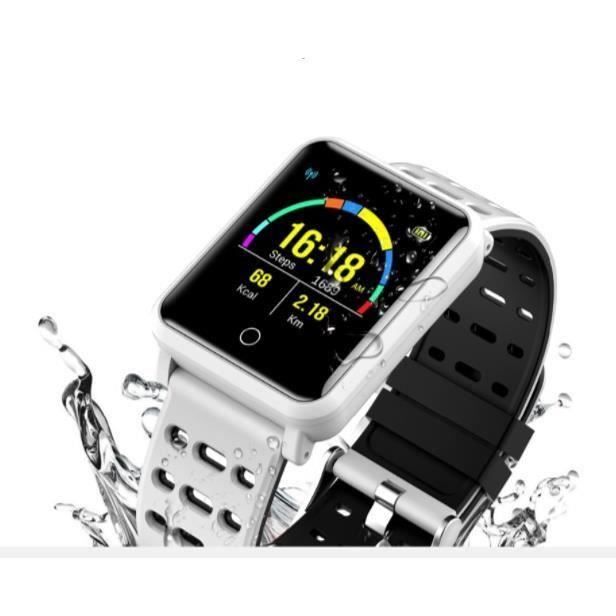 Montre Connectée, IP68 Etanche Montre Intelligent Govec GPS-Distance- Mode Sport Différent-Notification-Alarme pour iPhone Sam