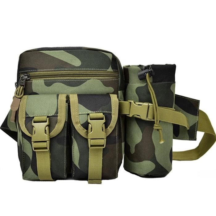 Rullar Toile Homme Femme Sacs Bananes de Randonnée Multifonctionnelle Sac Tactique Jambe Sac Pack Hanche Ceinture Taille Voyage C
