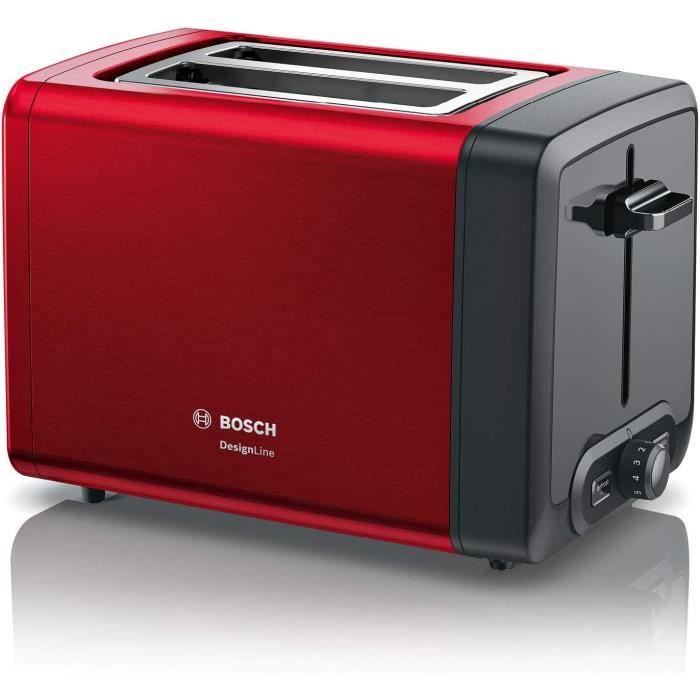 TOASTER Bosch TAT4P424DE DesignLine Grillepain compact Rougeanthracite194