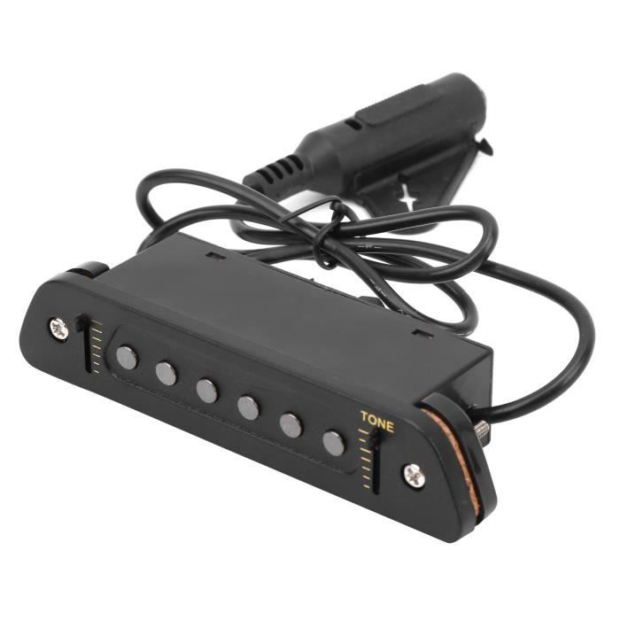 Facile à installer Longue durée de vie Pas facile à endommager Micro de guitare, micro actif, large application pour les amateurs
