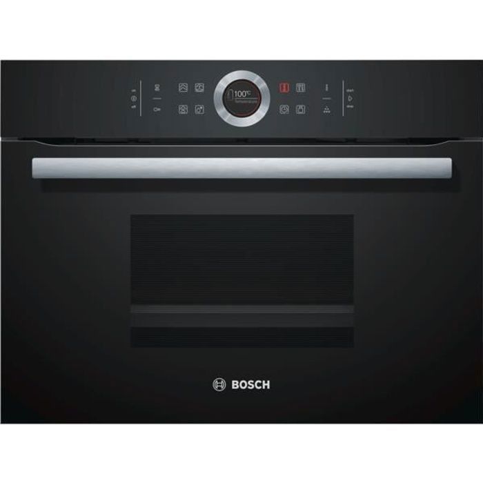 Bosch Serie 8 CDG634AB0, Petite, Four électrique, 38 L, 1750 W, Noir, Rotatif, Tactil