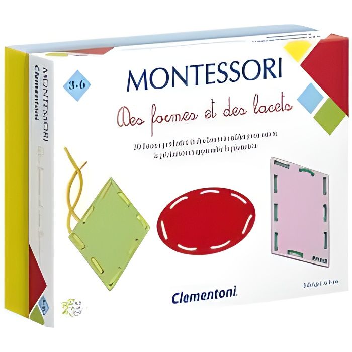 Clementoni Montessori des formes et des lacets