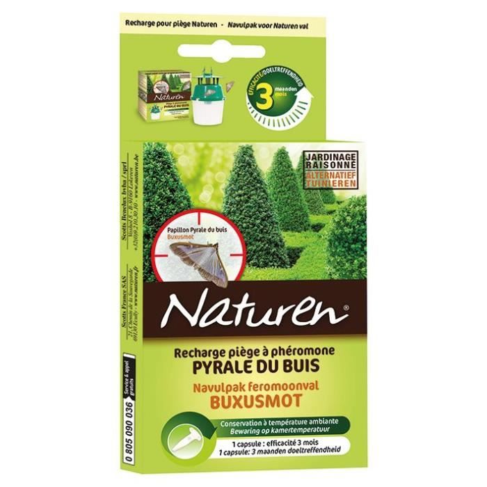 NATUREN Recharge piège phéromone pyrale du buis