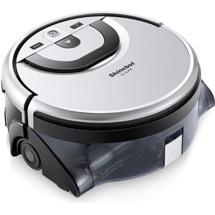 ILIFE W455 Robot Laveur de Sols, 1000Pa d'aspiration, Navigation par Caméra Gyroscopique Shinebot, Grand Réservoir d'eau de 900ml