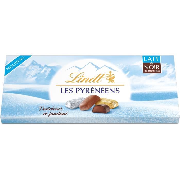 LINDT & SPRÜNGLI Pyreneens Boîte Assorti - 262 g - DDM 30/04/2021