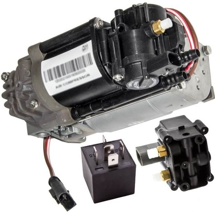 Compresseur suspension pneumatique + Relais 37206789450 pour BMW 5/7 F07 F11 GT F01