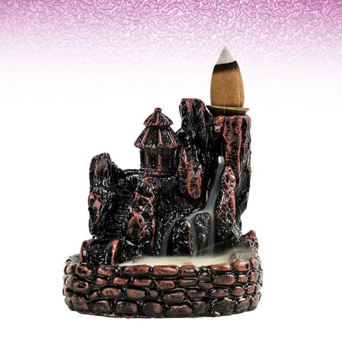 1 PC Résine Refoulement Encensoir Cadeau Petite Taille Eau De Montagne Gloriette Aromathérapie Four Tour Creative OBJET DECORATIF