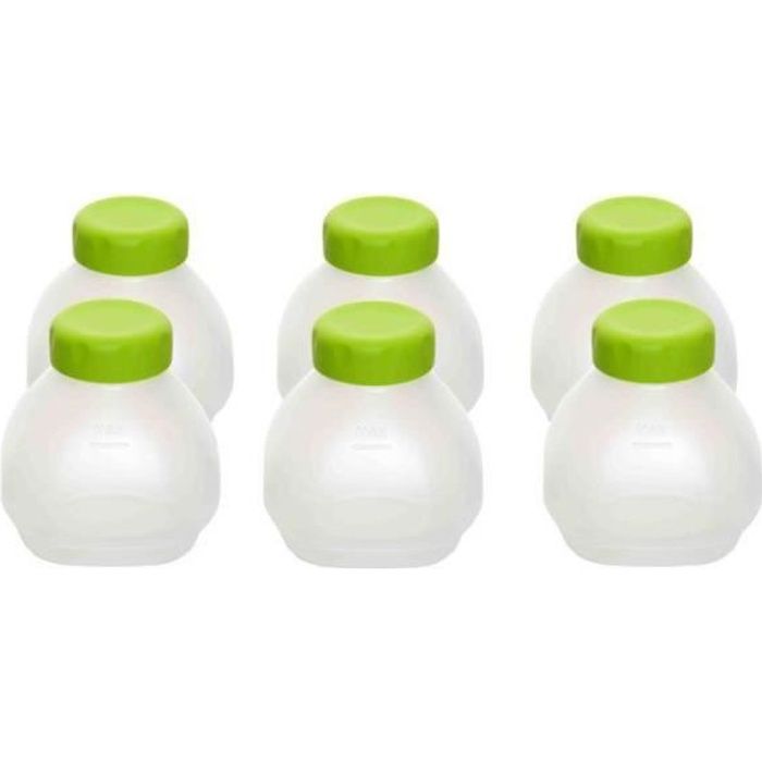 SEB, Moulinex, Krups, Tefal, Rowenta Pot avec bouchon yaourtiere x 6 SEB XF102000