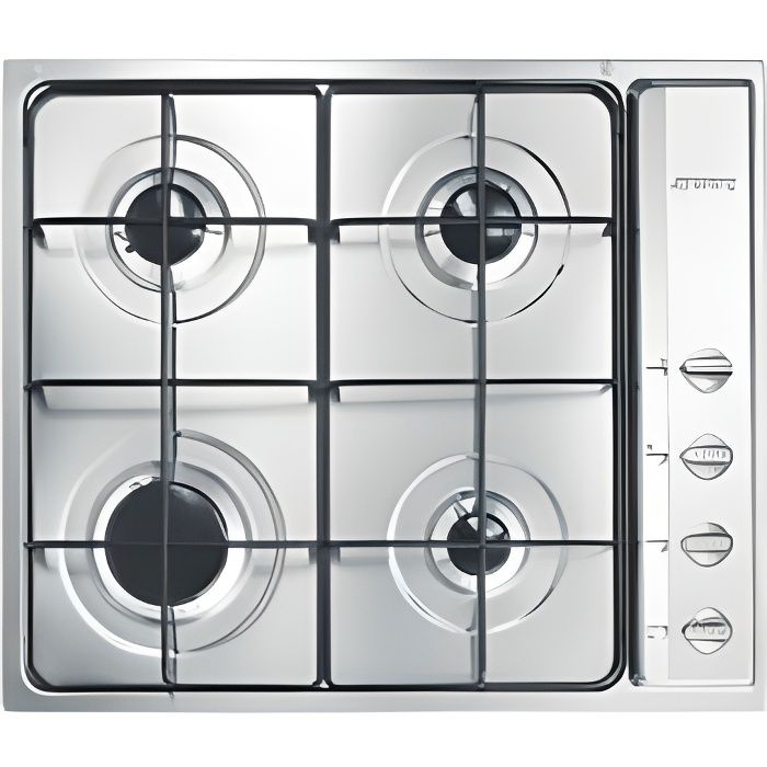 SMEG Table Cuisson Gaz S64S Inox