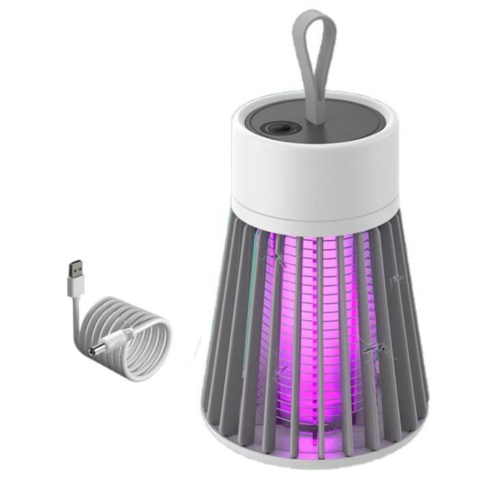 Lampe anti moustique USB Lampes anti insectes Tueur de Moustique à LED Anti nuisible électrique Silencieux Intérieur/Exterieur Porta